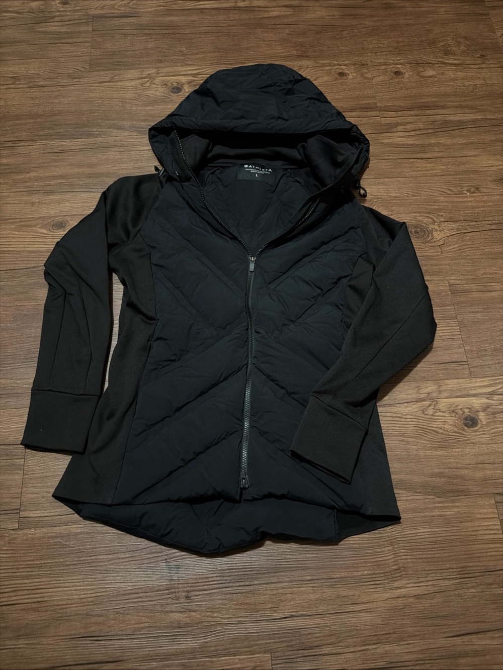 Athleta Inlet Jacket BLACK SIZE LARGE